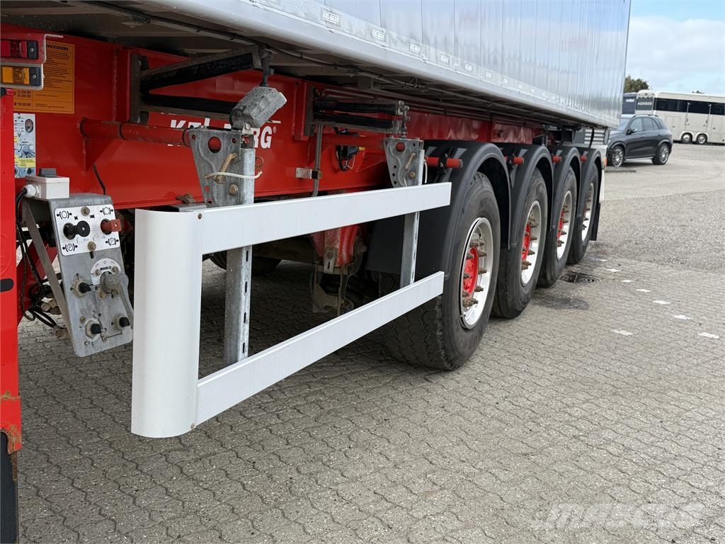 Kel-Berg 4-aks 36m3 tiptrailer med EcoTop Kippladerauflieger