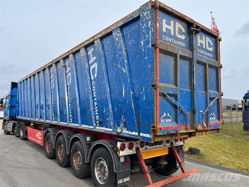 Kel-Berg 72m3 Hardox tip trailer Semi-reboques basculantes