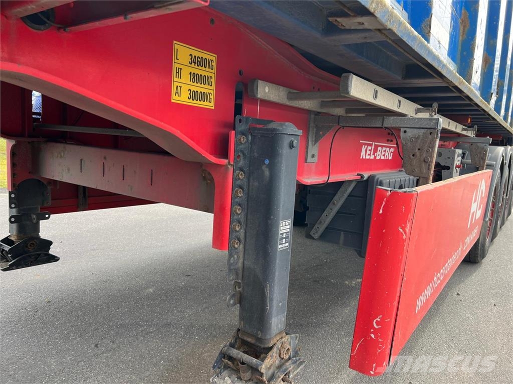 Kel-Berg 72m3 Hardox tip trailer Semi-reboques basculantes