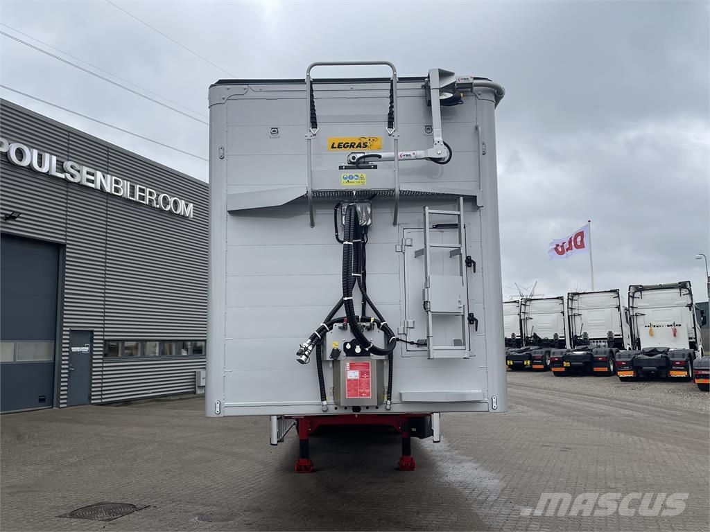 Legras 3-aks 91,8m3 VBK automatpresenning 自装卸半拖车