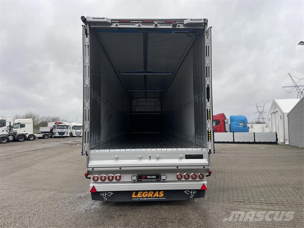Legras 3-aks 91,8m3 VBK automatpresenning 自装卸半拖车