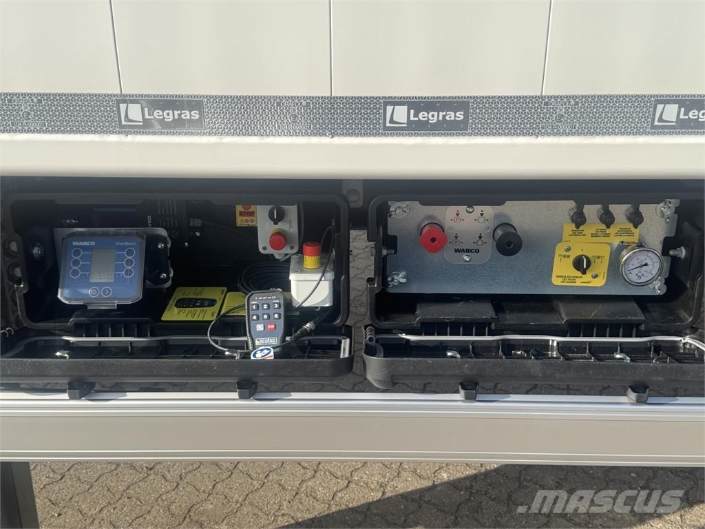 Legras 3-aks 91,8m3 walkingfloor 13mm gulv + EcoTop 自装卸半拖车
