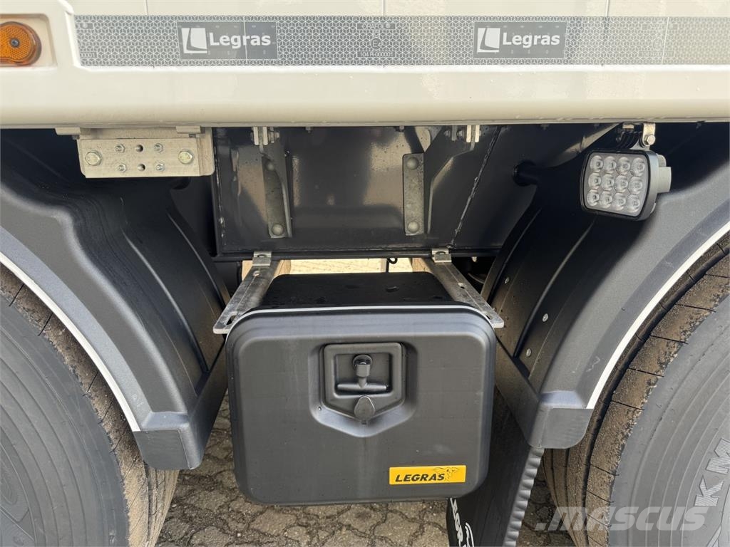Legras 3-aks 91,8m3 walkingfloor 13mm gulv + EcoTop 自装卸半拖车