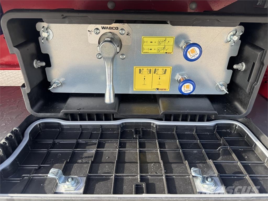 Legras 4-aks 91,8m3 walkingfloor 13mm gulv + EcoTop 自装卸半拖车