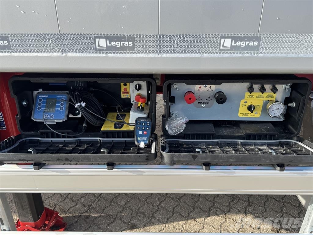 Legras 4-aks 91,8m3 walkingfloor 13mm gulv + EcoTop 自装卸半拖车