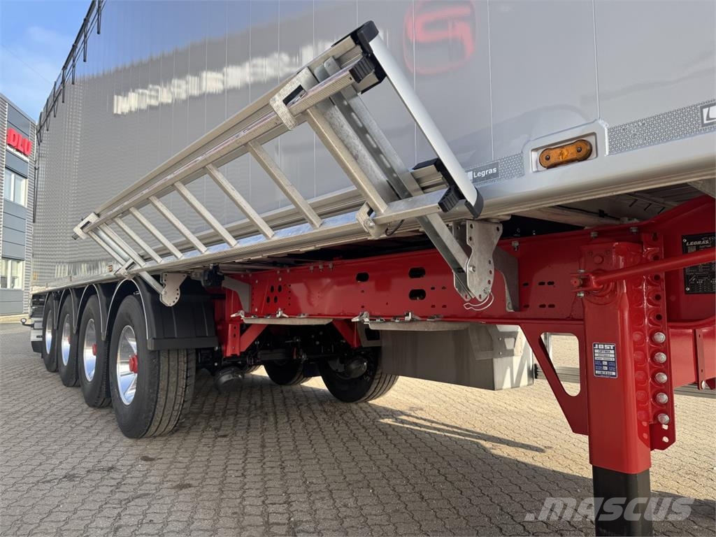 Legras 4-aks 91,8m3 walkingfloor 13mm gulv + EcoTop 自装卸半拖车