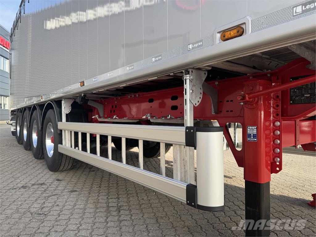 Legras 4-aks 91,8m3 walkingfloor 13mm gulv + EcoTop 自装卸半拖车