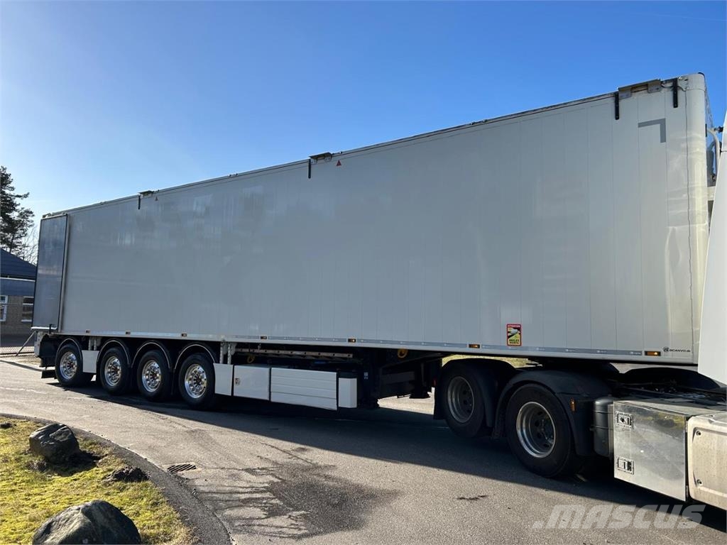 Legras 4-aks 91m3 med sideåbning. أنصاف المقطورات ذات سطح متحرك