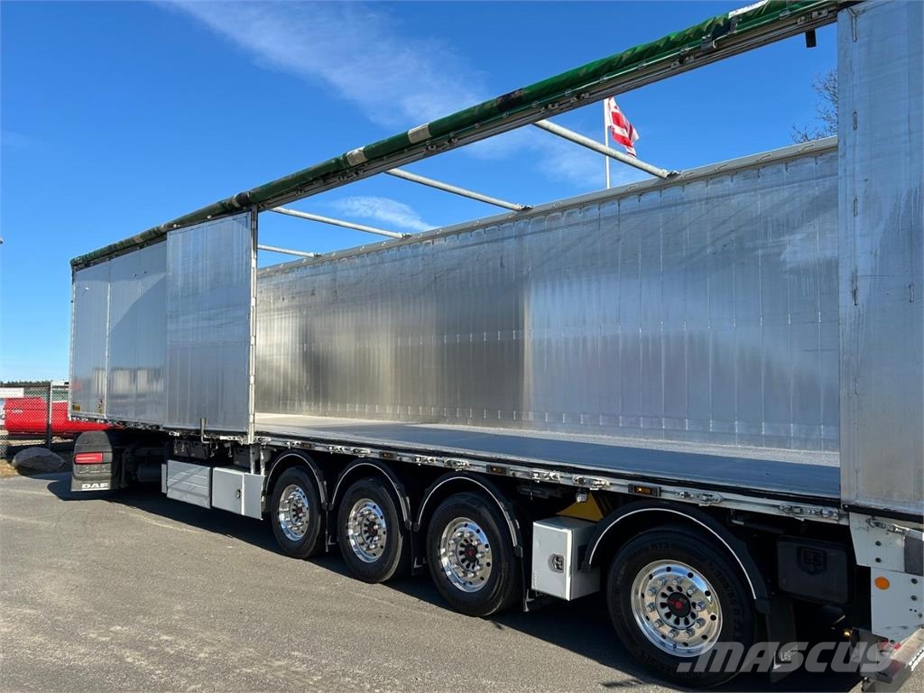 Legras 4-aks 91m3 med sideåbning. أنصاف المقطورات ذات سطح متحرك