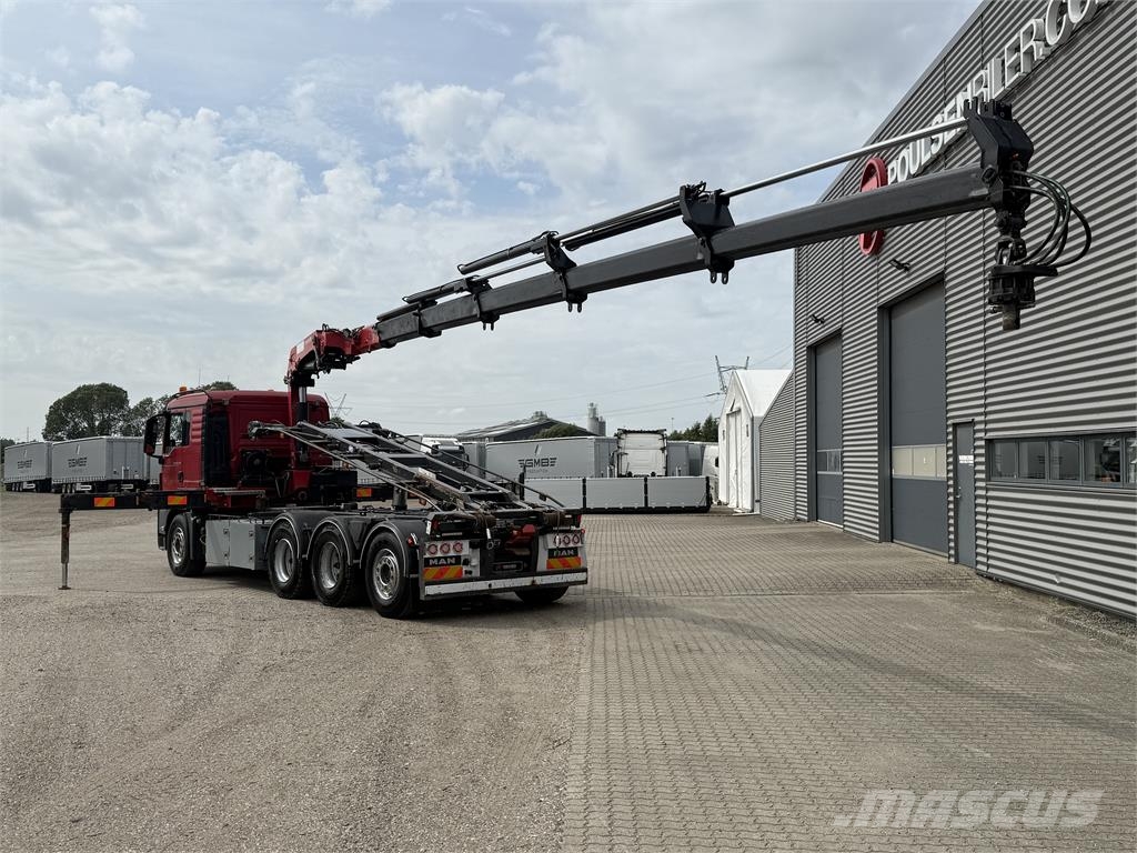 MAN TGS 35-480 m. HMF 2620-K5 kran Kabelløft lastebiler