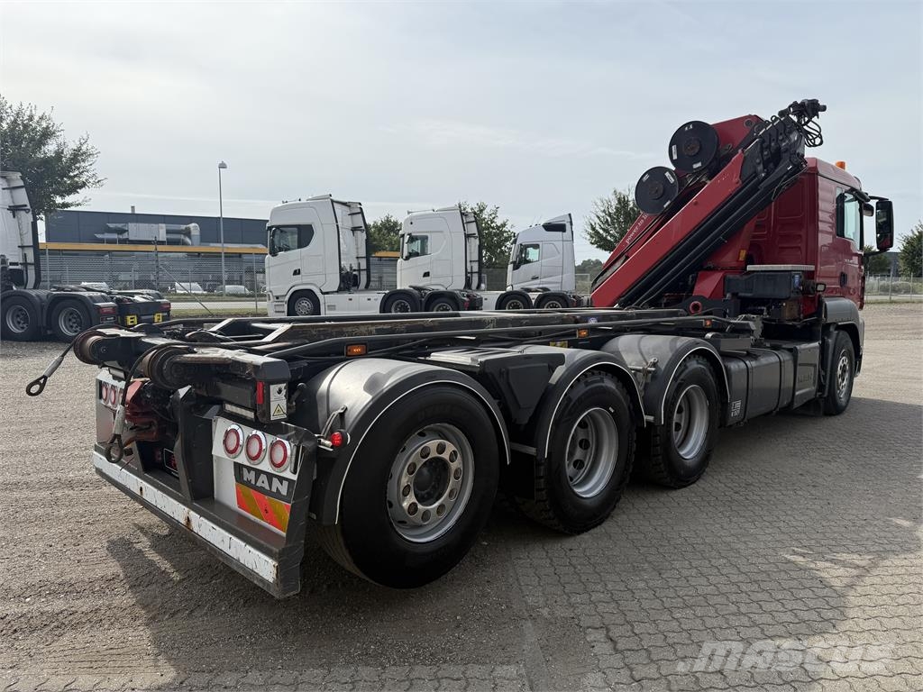 MAN TGS 35-480 m. HMF 2620-K5 kran Kabelløft lastebiler
