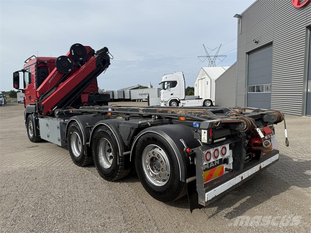 MAN TGS 35-480 m. HMF 2620-K5 kran Kabelløft lastebiler