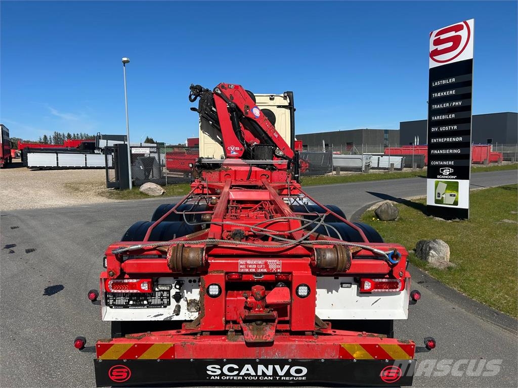 Mercedes-Benz Actros 2545 m. HMF 1420K4 kran Multifunkciós teherautók
