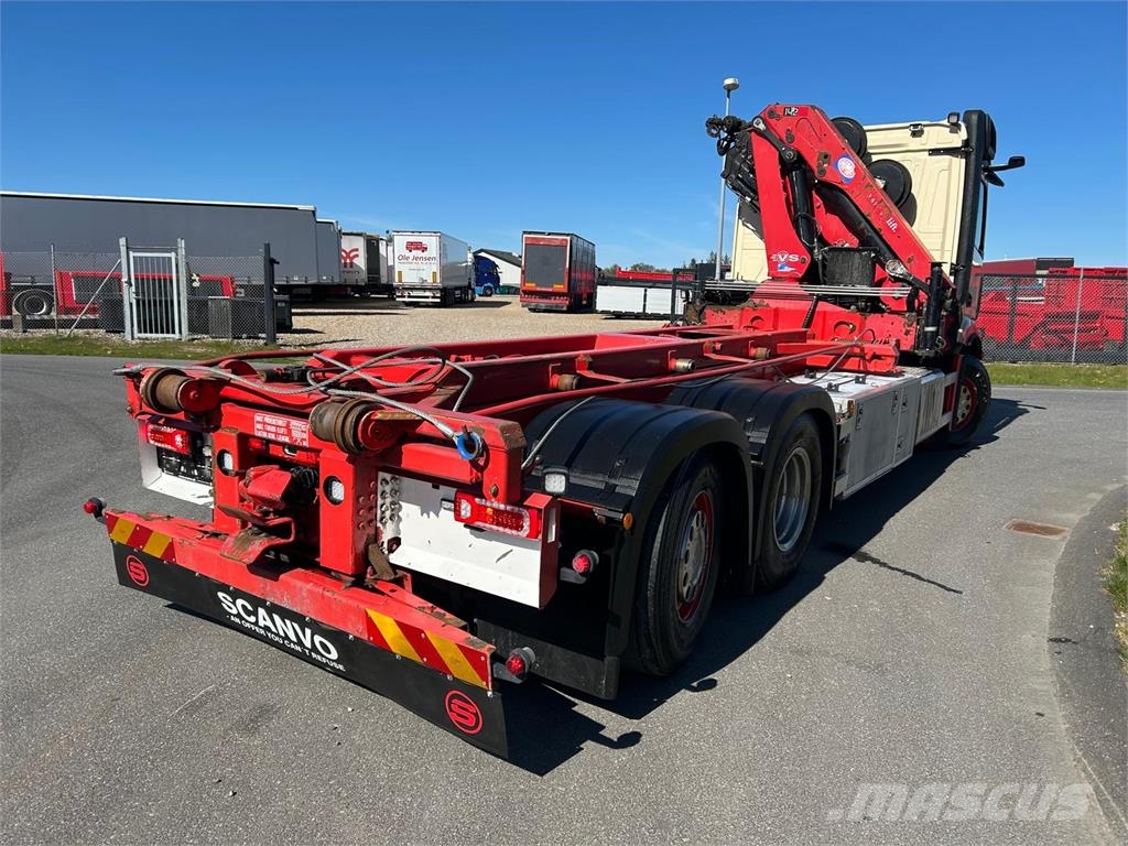 Mercedes-Benz Actros 2545 m. HMF 1420K4 kran Multifunkciós teherautók