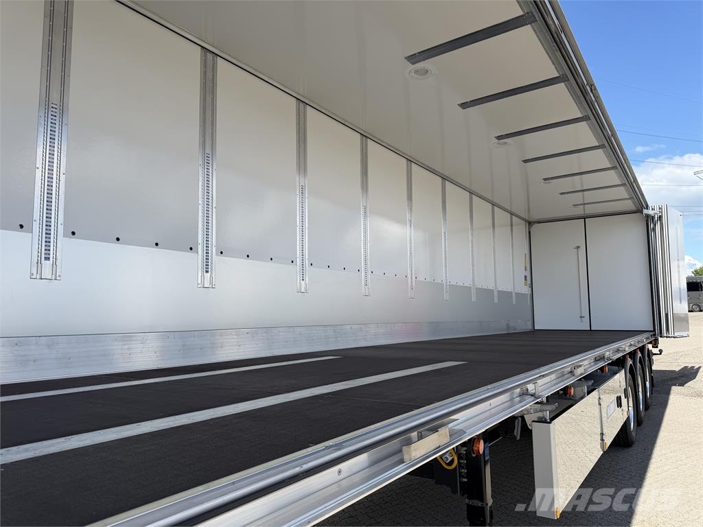 Närko 3-aks bokstrailer ADR EXII dobbeltstock Box body semi-trailers