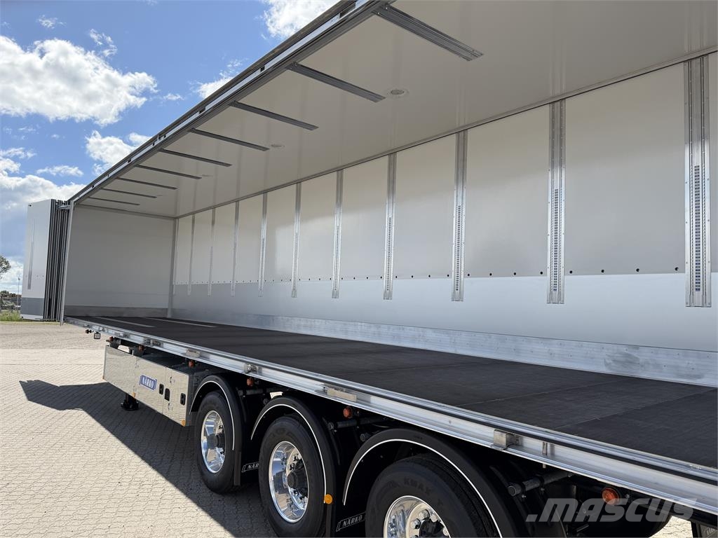 Närko 3-aks bokstrailer ADR EXII dobbeltstock Box body semi-trailers