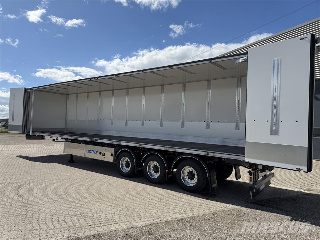 Närko 3-aks bokstrailer ADR EXII dobbeltstock Box body semi-trailers