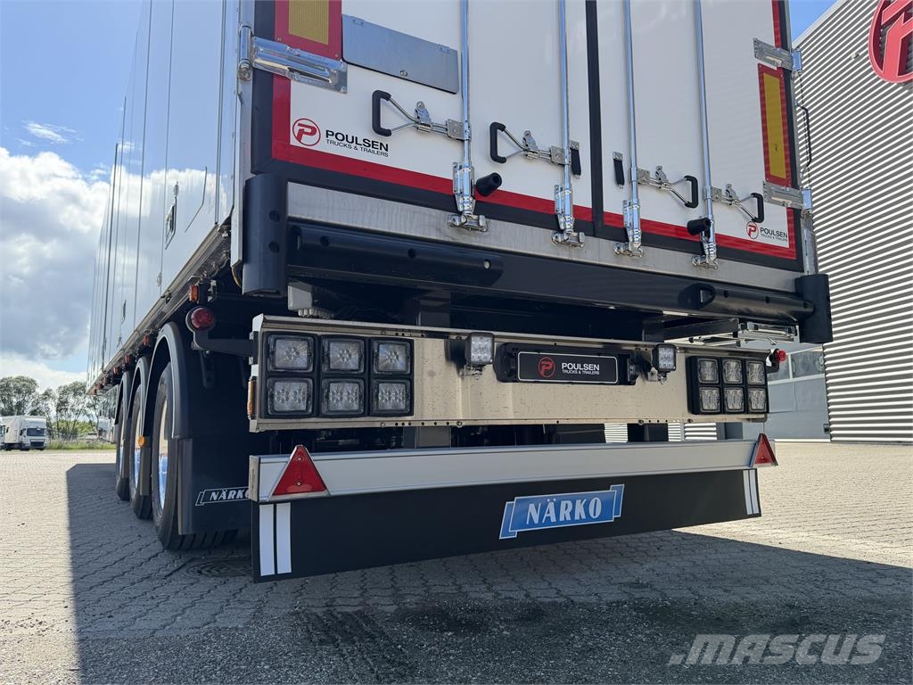 Närko 3-aks bokstrailer ADR EXII dobbeltstock Box body semi-trailers