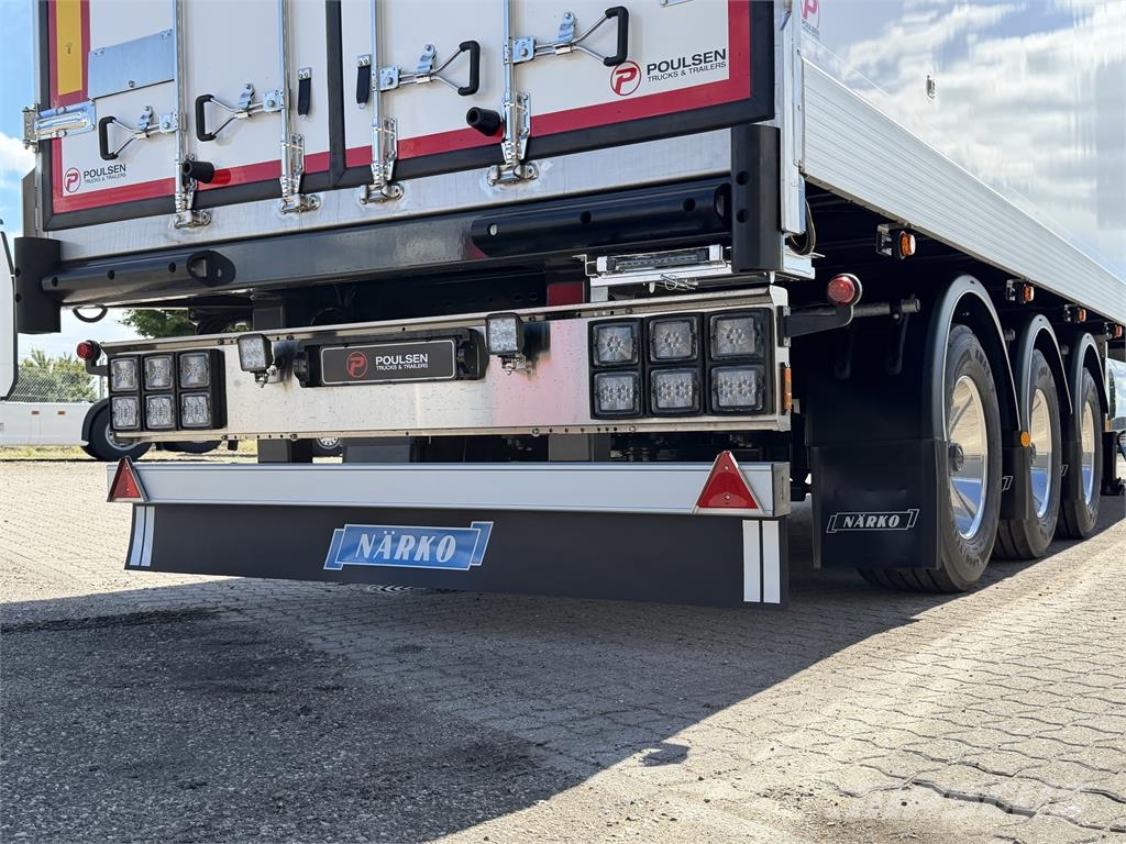 Närko 3-aks bokstrailer ADR EXII dobbeltstock Box body semi-trailers