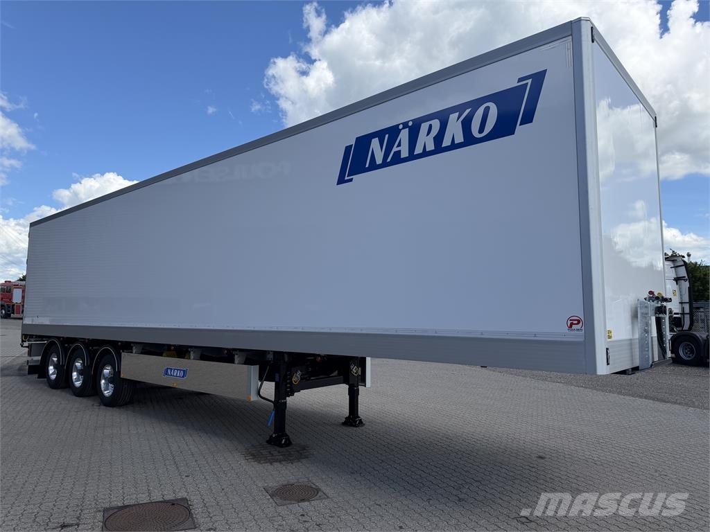 Närko 3-aks bokstrailer ADR EXII dobbeltstock Box body semi-trailers