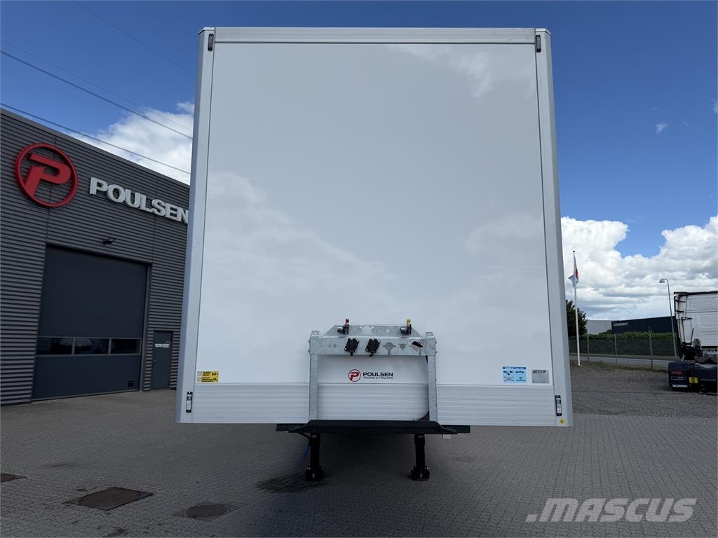Närko 3-aks bokstrailer ADR EXII dobbeltstock Box body semi-trailers