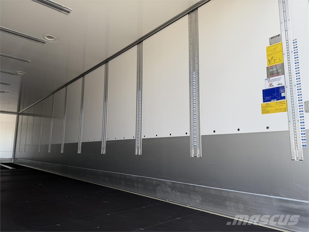 Närko 3-aks bokstrailer ADR EXII dobbeltstock Box body semi-trailers
