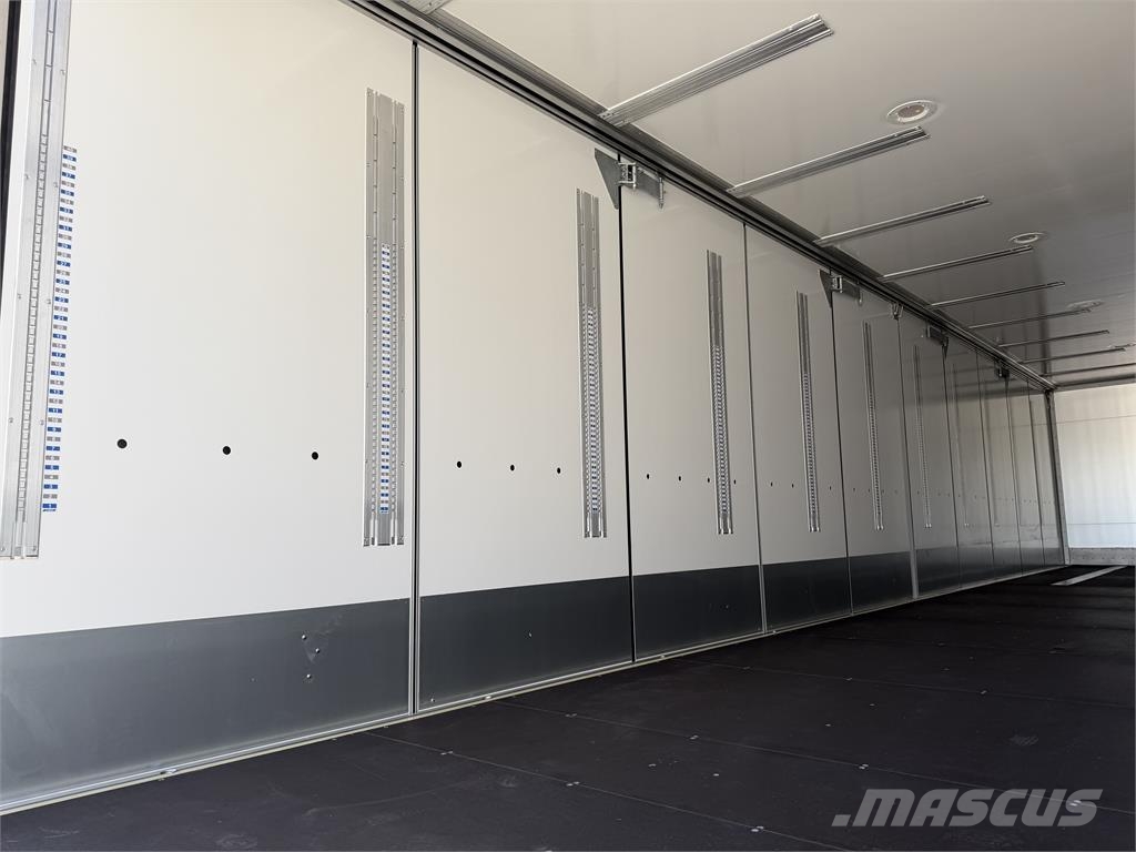 Närko 3-aks bokstrailer ADR EXII dobbeltstock Box body semi-trailers