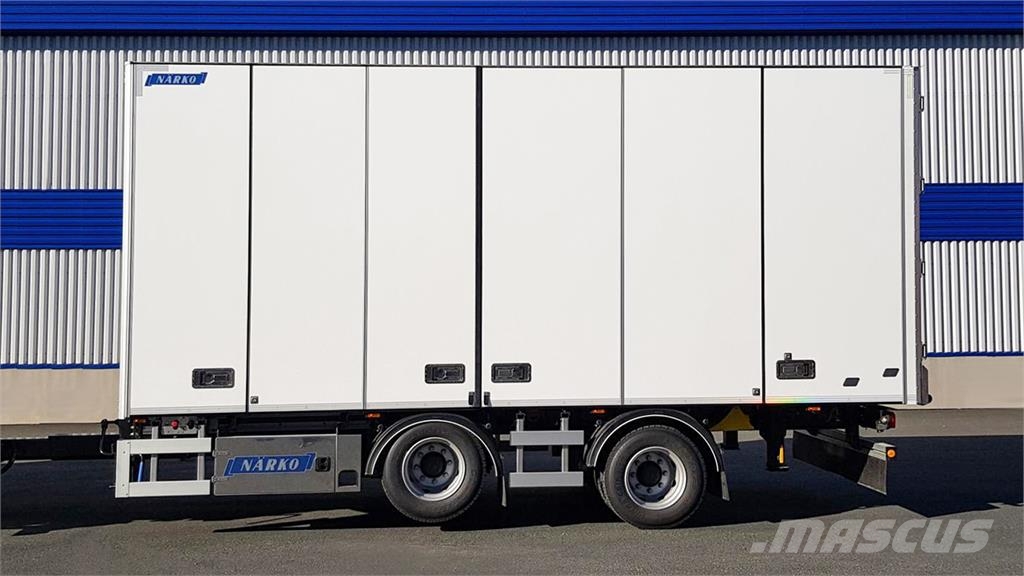 Närko Boksopbygning med sideåbning Gesloten opbouw trailers