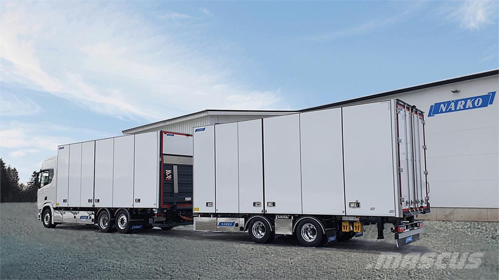 Närko Boksopbygning med sideåbning Gesloten opbouw trailers