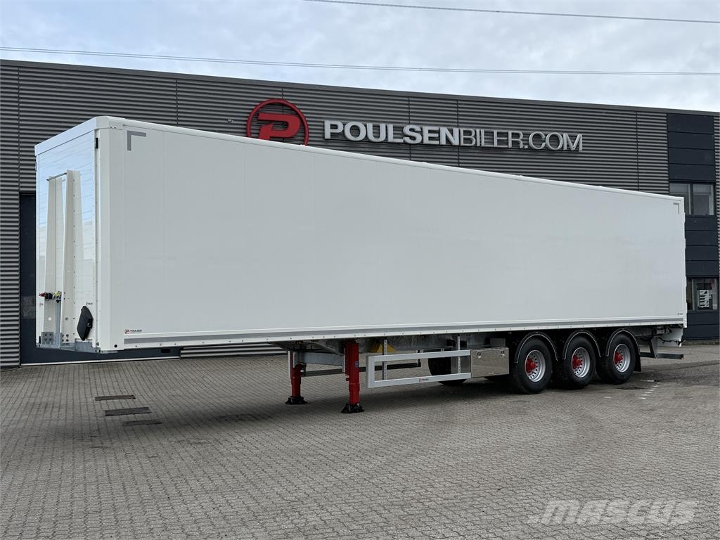 Nordic Trailer 3-aks 33-pll bokstrailer med Double-Stock نصف مقطورات ذات هيكل صندوقي