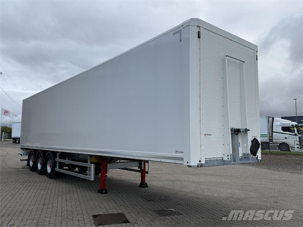 Nordic Trailer 3-aks 33-pll bokstrailer med Double-Stock نصف مقطورات ذات هيكل صندوقي