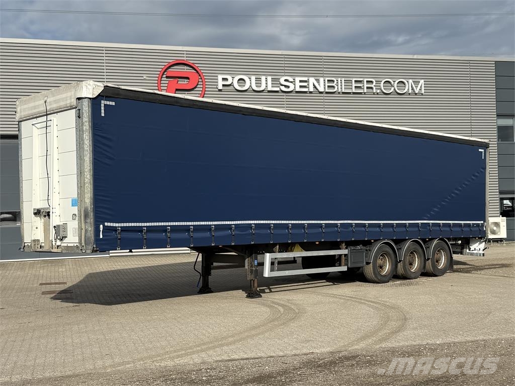 Nordic Trailer 3-aks gardintrailer med Anti-Ice tag Curtainsiderauflieger