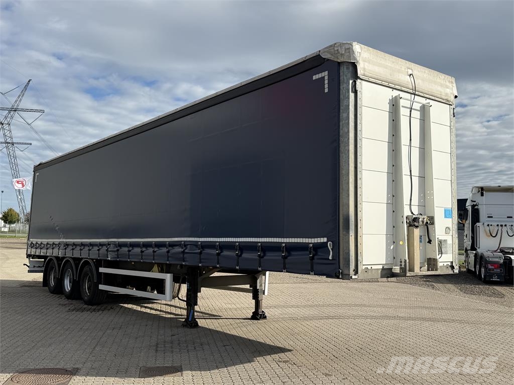 Nordic Trailer 3-aks gardintrailer med Anti-Ice tag Curtainsiderauflieger