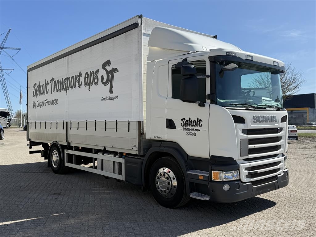 Scania G370 4x2 fraglads opbygning Elhúzható ponyvás