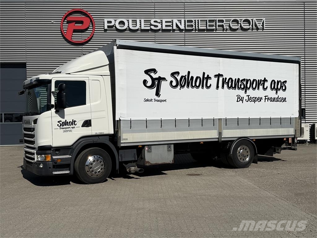 Scania G370 4x2 fraglads opbygning Lastbil - Gardin