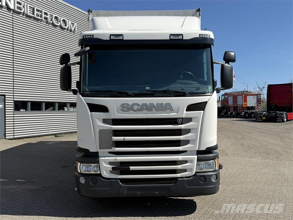 Scania G370 4x2 fraglads opbygning Lastbil - Gardin