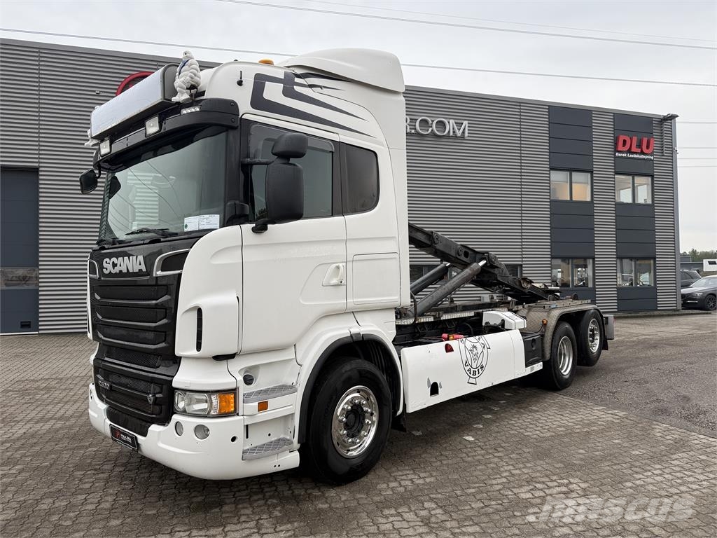 Scania R500 V8 6x2*4 Savivarčiai su kabeliniu keltuvu
