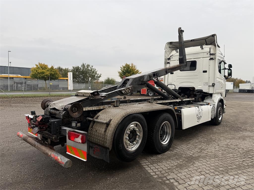 Scania R500 V8 6x2*4 Savivarčiai su kabeliniu keltuvu