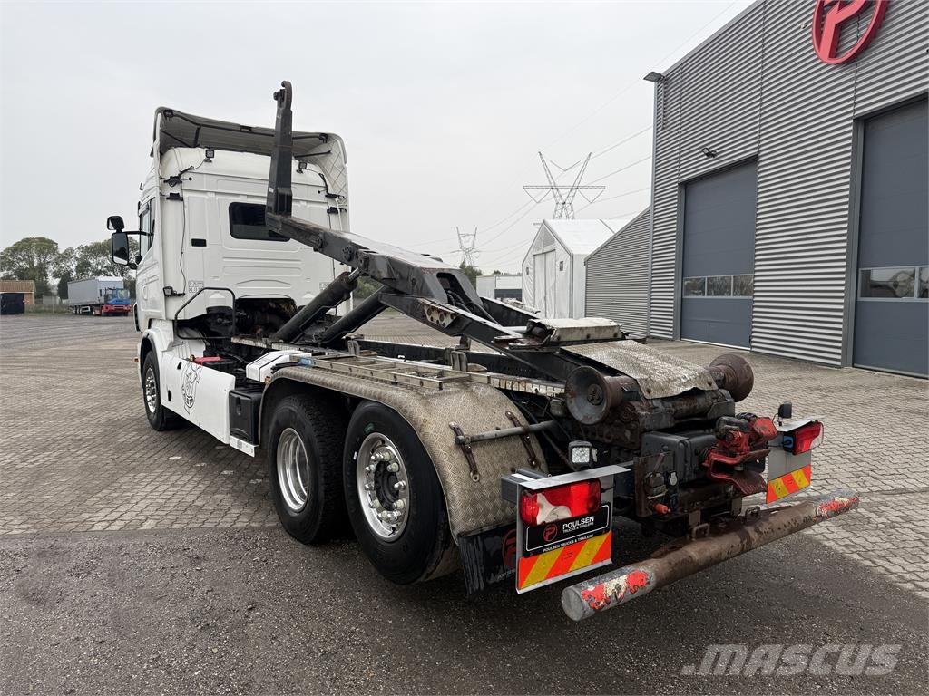 Scania R500 V8 6x2*4 Savivarčiai su kabeliniu keltuvu