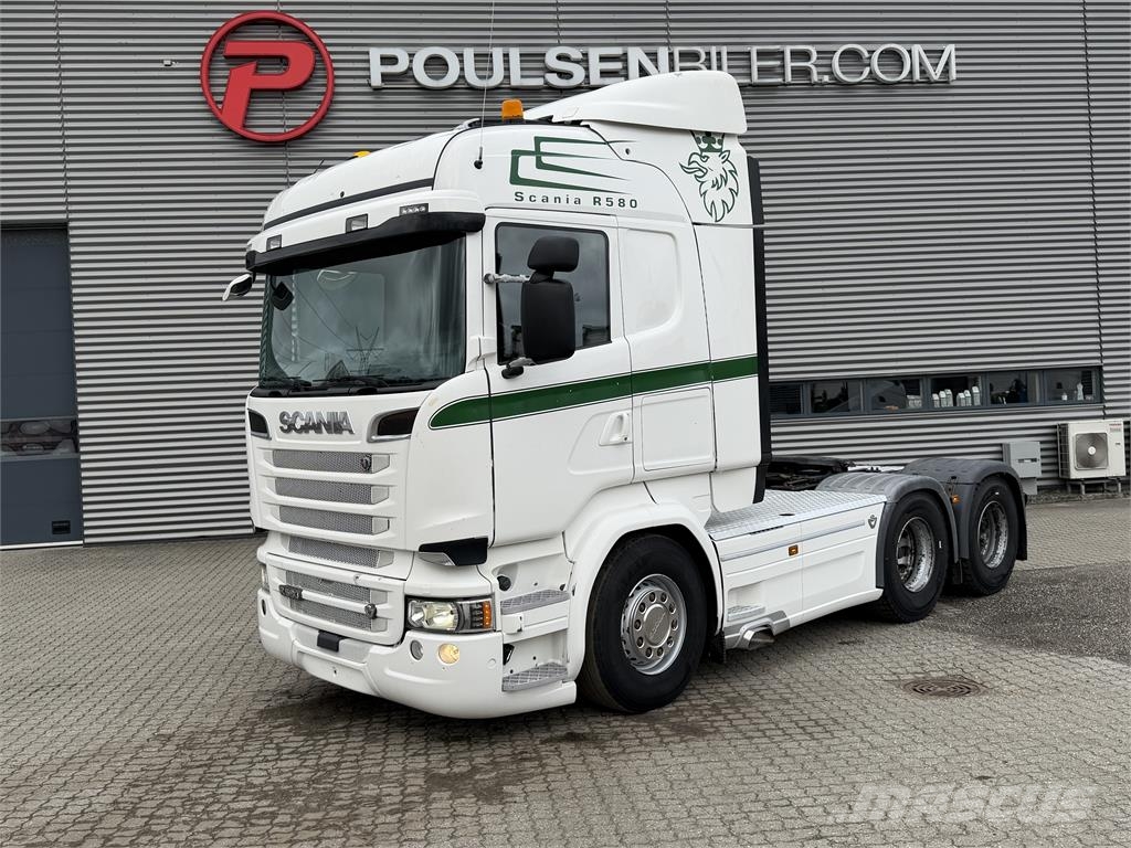 Scania R580 V8 6x4 tandem Nyergesvontatók