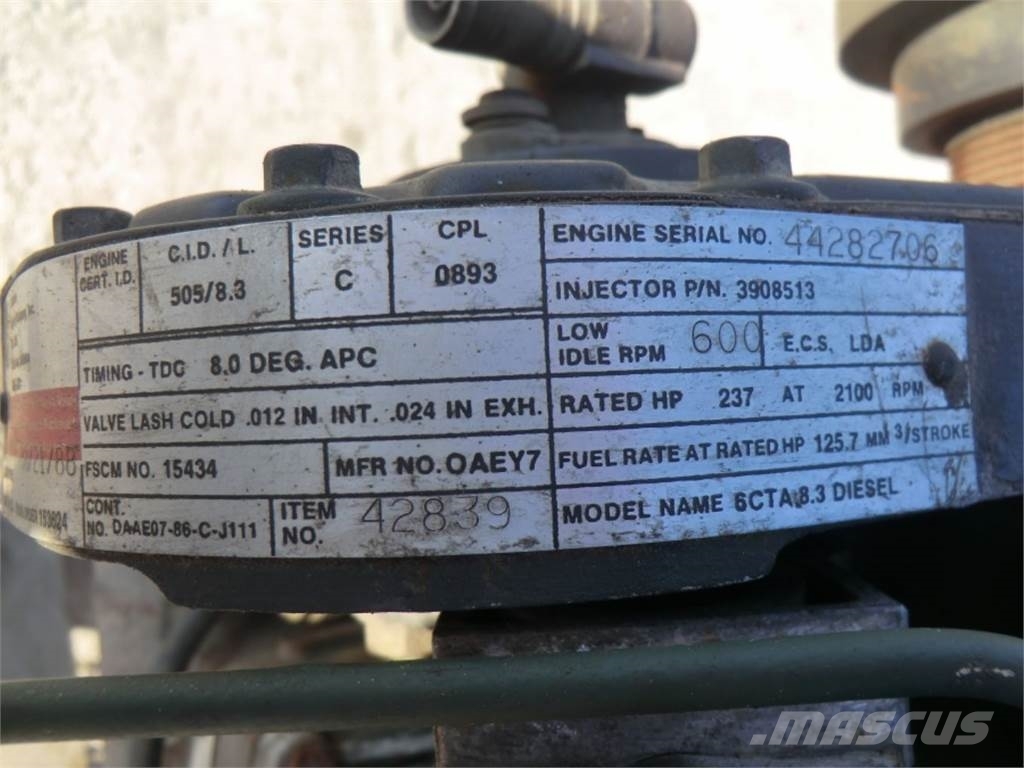 Cummins 6CTA8.3 Motoren