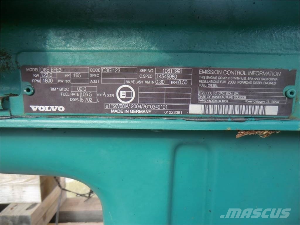 Volvo D6E EFE3 Dzinēji