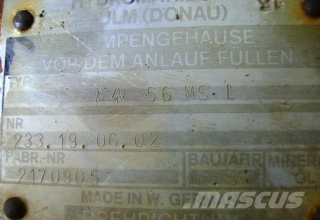 Hydromatik A 4V 56 MS L Hidráulica