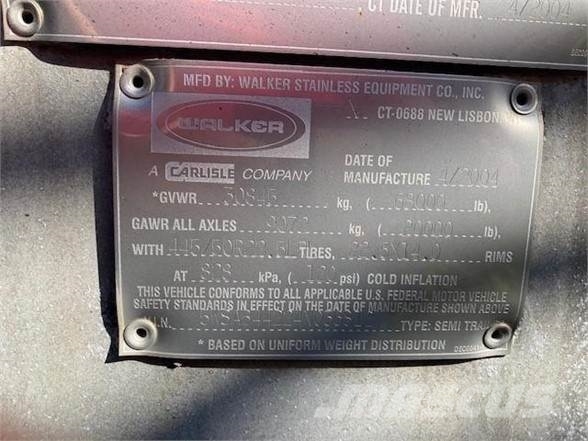 Walker SWEETENER TRAILER Tsistern poolhaagised