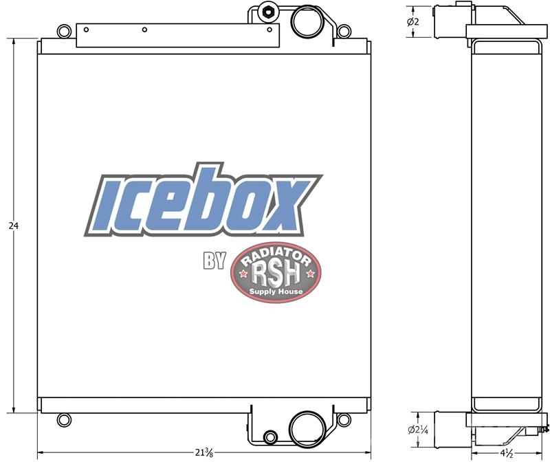 Agco 120 Radiator # 820272 مشعات