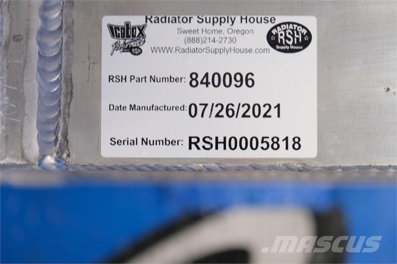 Atlas Copco Charge Air Cooler # 840096 Radiadores
