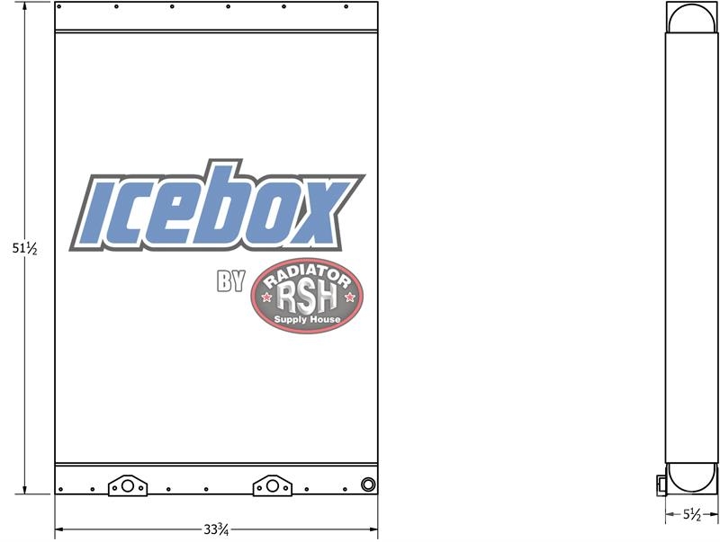 Atlas Copco Radiator # 840105 مشعات