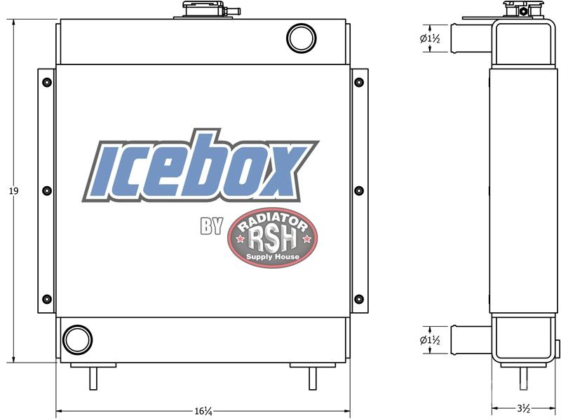 CASE 1830 Radiator # 845269 مشعات