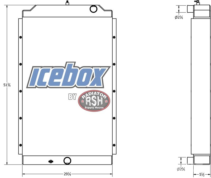 CASE 485 Radiator # 845249 Radiadores