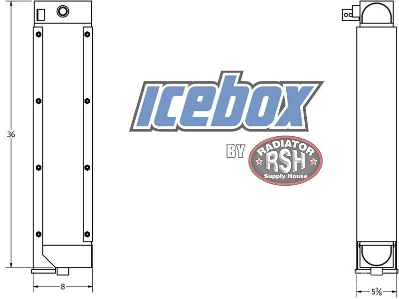 CASE 650G Oil Cooler # 845149 مشعات